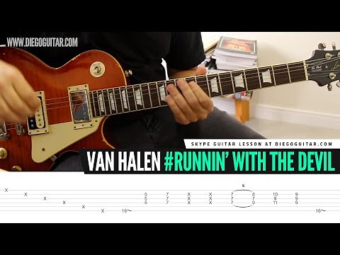 Runnin' With The Devil Van Halen Cover | Guitar Tab | Tutorial | Lesson
