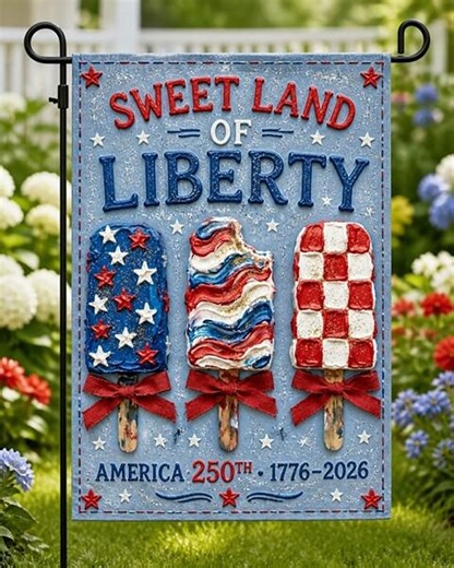 Sweet Land of Liberty Flag, America 1776-2026 Patriotic Flag, United States 250 Years Celebrate Flag, Patriotic 2026 Outdoor Yard Decor - Etsy