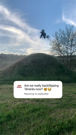 Backflipping a Ténéré 700… yes, it’s possible 😏🔥