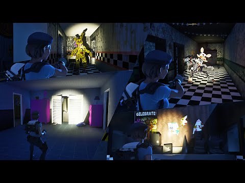 All Fnaf Maps in Fortnite! New Update of Map, Gameplay and more...