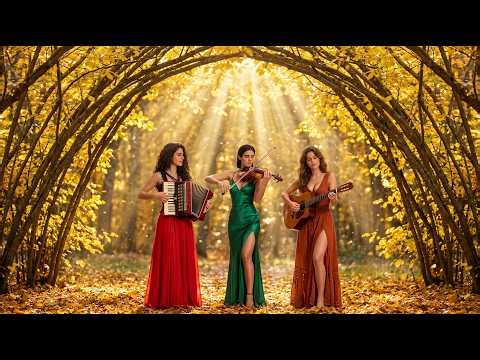 🍁 Golden Autumn in Spain: Relaxing Guitar, Violin & Accordion | Warm Fall Flamenco Fusion 4K