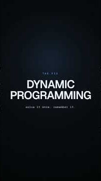 This is Dynamic Programming! #techexplained