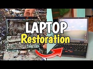 Restoration of a Broken Laptop to Like-New Condition!