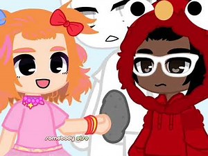 Elmo getting mad at Rocco 🪨[Gacha club][Andy Artsy]