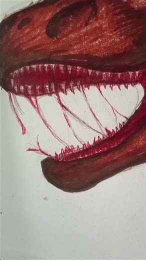 Tyrannosaurus rex or dryptosaurus? #drawing #dinosaur #shorts