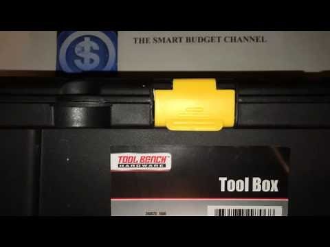 Tool Bench Hardware Toolbox Review (Dollar Tree Item)