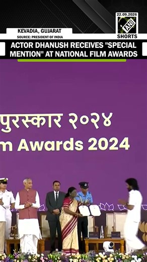 72nd National Film Awards: Actor Dhanush Receives Special Mention Award For Film “Captain Miller”