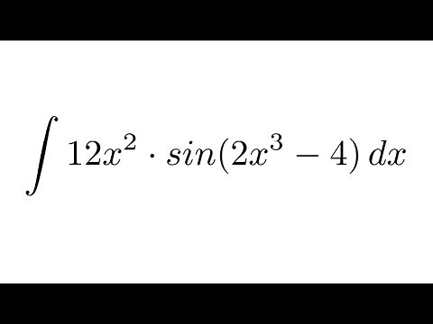 Integralrechnung: Sinus durch nichtlineare Substitution integrieren | INTEGRIEREN LERNEN #24