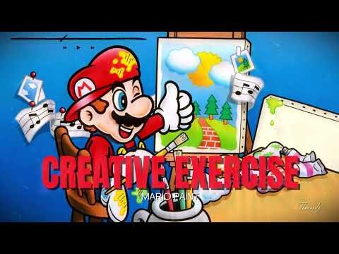 Mario Paint "CREATIVE EXERCISE" | Music Remix
