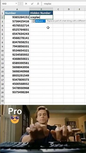 How to Use the REPLACE Function in MS Excel 😱