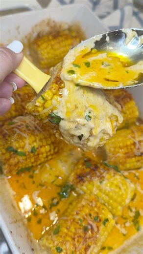 Creamy Cajun Corn On The Cob #shorts