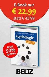 E-Book des Monats! Das Lehrbuch "Psychotherapie" von Michael Gazzaniga und anderen für nur 22,99€ statt 45,99€! https://bit.ly/2DPASct Über 1000 Seiten! Über 650 farbige Abbildungen und Tabellen und viele Online-Materialien. Dazu ein Glossar mit 500 Fachbegriffen, Lernzielen, Zusammenfassungen und Wissensfragen zu jedem Abschnitt. Nur bis 31.10. zum halben Preis! | Psychotherapie