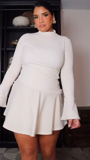 Flirty dresses and tall boots just go together in the fall. Comment “FALL” for links. Facebook girlies : https://amzlink.to/az0JaQ5qqN4Eg Flirty fall outfits never go out of style, especially in warm brown tones that feel chic and effortless. Think casual date night dresses, going-out looks, and seasonal staples you can dress up with boots or down with a jacket. I’m wearing a size large in both dresses with a size 11 boot. Everything is comfortable, flattering, and perfect for fall outfit inspo.