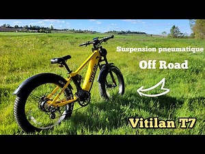 An Off-Road Bike with Air Suspension! Vitilan T7 #vanlife