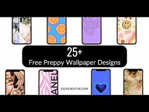 FREE Preppy Wallpaper! ✨💜💙🌙