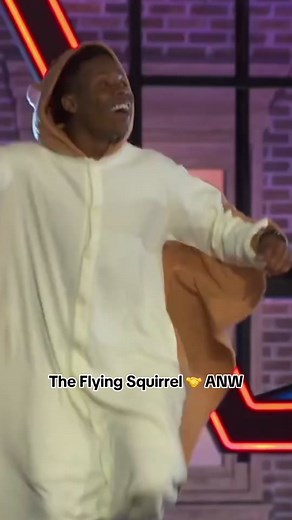 BREAKING NEWS: flying squirrels can now compete on #AmericanNinjaWarrior 👏 #ANW #Ninjawarrior @J-bizzle