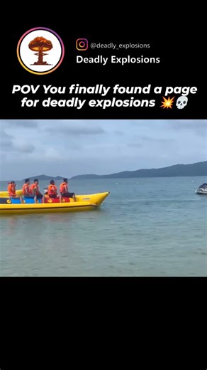 Deadly Explosions | Follow @deadly_explosions for more 💥 #explosion #fire #jetski #engine #failure #overheat #dangerous #serious #awareness | Instagram