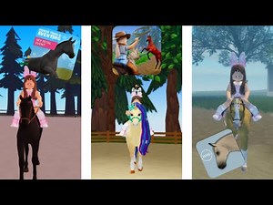 Playing and ranking 3 Roblox horse games!