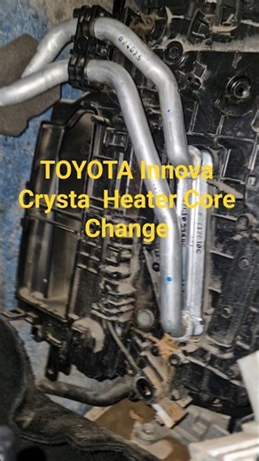 Heater Not Working Coolant Water Leak Problem Caven Toyota Innova Crysta #shorts #viralvideo