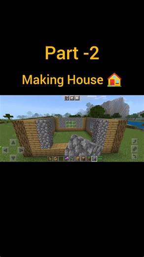 Making House Part-2/🥰🙏#minecraft #song #music #bollywood #minecraft #herobrinegamerz #gaming
