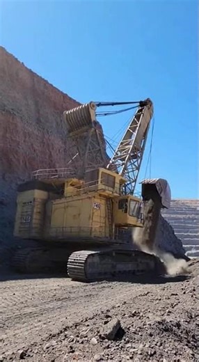 Massive Excavator Loading Convoy