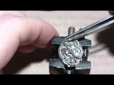 How I take apart a ladies/womens wrist watch, Bulova 6BL