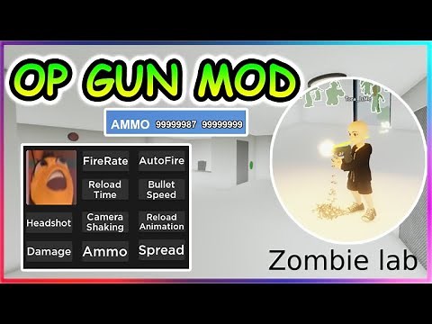 Roblox Zombie lab Script - OP GUN MOD