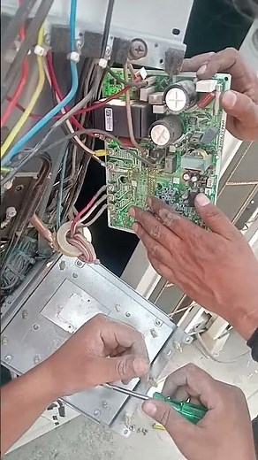 DAIKIN VRV X ERROR CODE L5 & HOW TO CHANGE INVERTER PCB WITH INFORMATION #vrvideo #daikin #yt