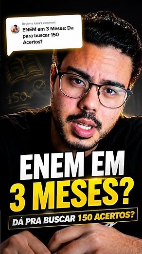ENEM in 3 Months: Over 150 Correct Answers Guaranteed!
