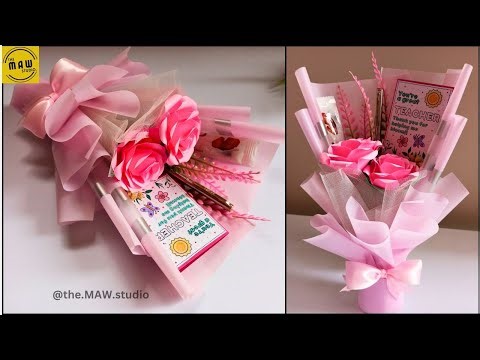Teachers Day Gift Idea | DIY Handmade Flower Bouquet for Teacher 💐