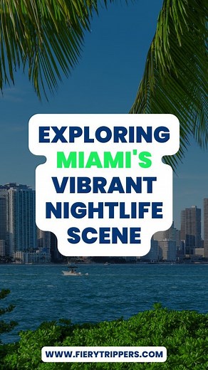 Experience Miami's vibrant nightlife scene! From rooftop bars to live...