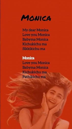 Monica song lyrics✨💃#trending #music #lyrics #tamilsong