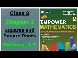 Class 8th Empower Mathematics by ML Aggarwal chapter 1 Squares and Square Roots exercise 1.1
