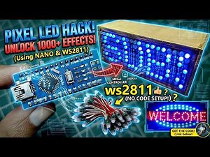 How To Make Pixel Led Controller at Home | Ws2811 pixel led controller using Arduino