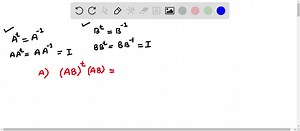 If A and B are orthogonal matrices, of the same size, then which one of the following is an orthogonal matrix(a) A B (b) A B (c) A i B (d) i(A B) | Numerade