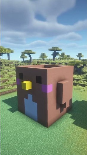 Minecraft Chicken House 🐥 Cozy Minecraft Statue Home 🌸 #minecraftshorts #minecraft #minecraftbeauty