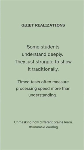 Some Students Understand More Than They Show #EducationSystems #Education #Neurodiversity