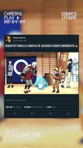 Naruto Trolls Jiraiya 🤣 Savage Funny Moments 🔥 #shorts #anime #naruto