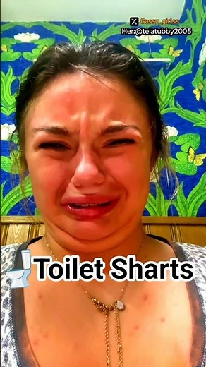 Toilet Sharts: Brunette white women pooping and farting blows up the toilet Her:@ telatubby2005
