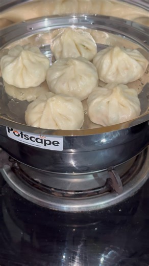 Sasu ma ki dimand pe aaj bnaya veg steam momos || veg steam momos recipe || #food #youtube #minivlog