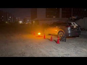 Super Bright Traffic Cone Light at Night – Real Use Test!