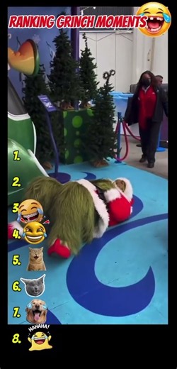 Ranking the FUNNIEST Grinch Moments 😂🎄 #shorts