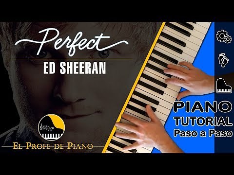 Piano Tutorial PERFECT ED SHEERAN - How to play PERFECT