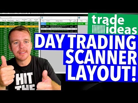TRADE IDEAS DAY TRADING SCANNER LAY OUT! USE MINE!