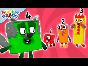 Three Little Pigs | Full Episode - S1 E8 | Numberblocks (Level 1 - Red 🔴) - Videos For Kids