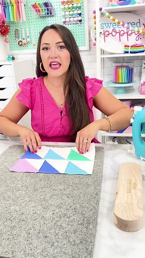 This Tailor’s Clapper is a game changer when it comes to getting perfectly flat seams! You can find it on Amazon. #sewingtips #sewinglessons #sewinghacks #sewingtiktok #sewingtutorial #sewingtips101 #quiltersoftiktok