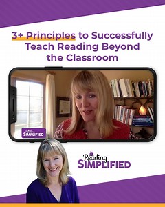 Though many of us have moved on from the overwhelming experience of shifting to teaching reading online, some of us are still there. Are you? Fortunately, there is good news 📰 We have developed a streamlined, manageable plan for teaching reading online! To learn more, visit readingsimplified.com/how-to-teach-reading-online #Readingsimplified #Scienceofreading #Literacy #Literacymatters #Phonics #Dyslexia #Education | Reading Simplified