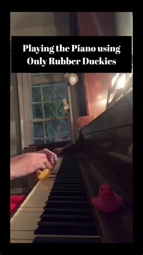 Playing Piano with Rubber Duckies :D