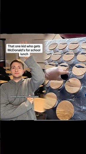 That one kid who gets Mcdonald’s for school lunch #greenscreen #middleschool #school