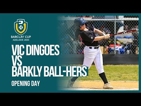 Baseball | VIC Dingoes vs Barky Ball-Hers | Barclay Cup